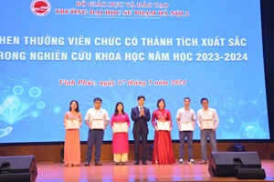 Kỷ niệm Ngày Khoa học và Công nghệ Việt Nam và tuyên dương, khen thưởng viên chức, sinh viên đạt thành tích cao năm học 2023-2024